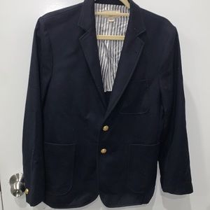 MAISON KITSUNE - Mens Navy Blazer w/ Gold Buttons. 100% Wool Made in France